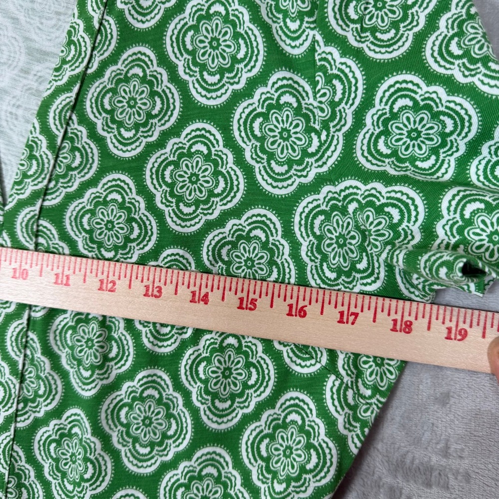 Lot of 2 Boden Naomi Dresses Size 4L Long Green Blue Geometric Abstract Pockets - Picture 9 of 16
